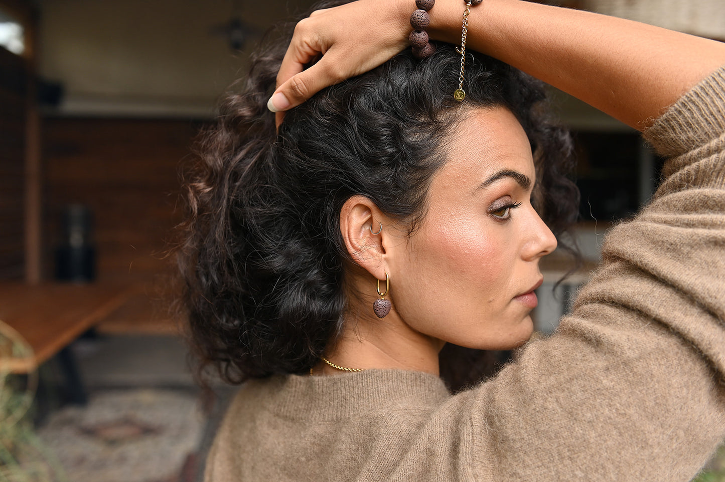 Oorbel Lava Love (14mm)