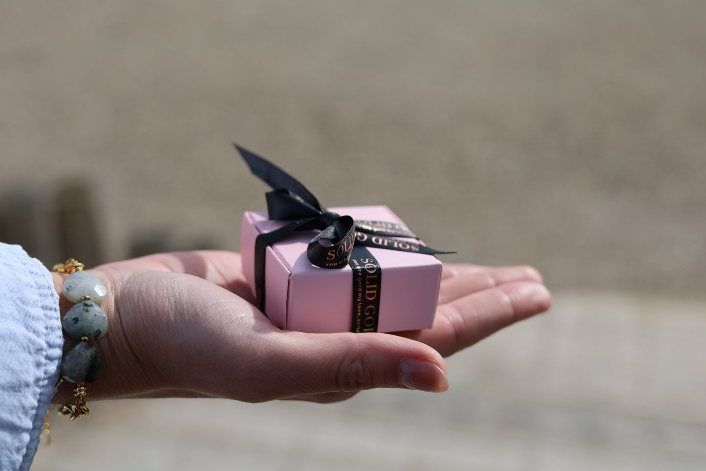 BELOVED ARMBAND - dames rvs edelsteen armband - aventurijn - naturel roze jade - labradoriet