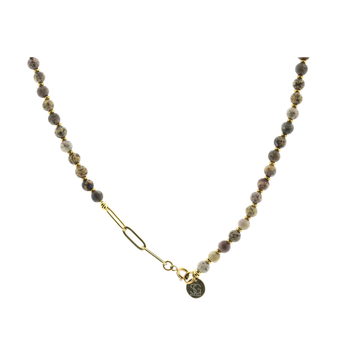 Ketting Solana - (4mm) (met tussenkraal)