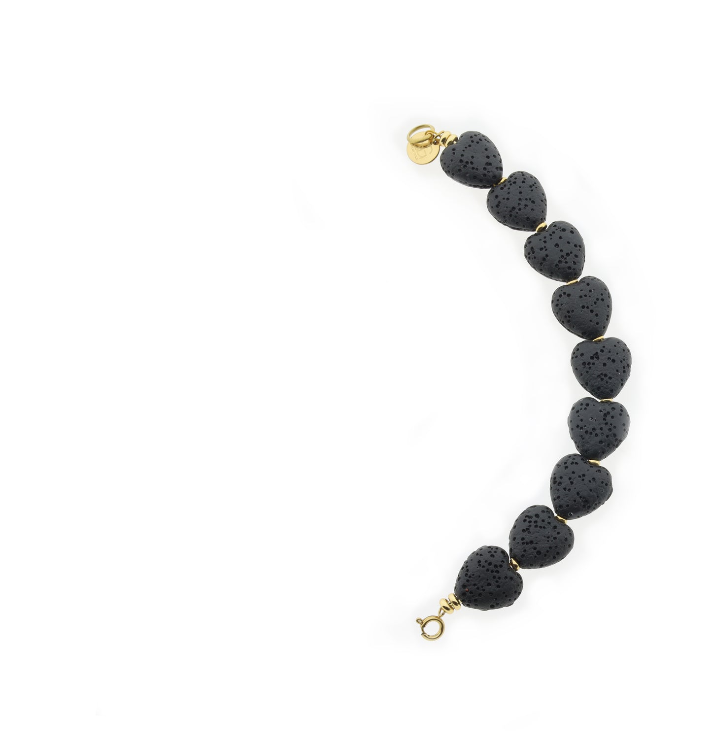 Edelsteen tussenstuk ketting - Lava Love (14mm)