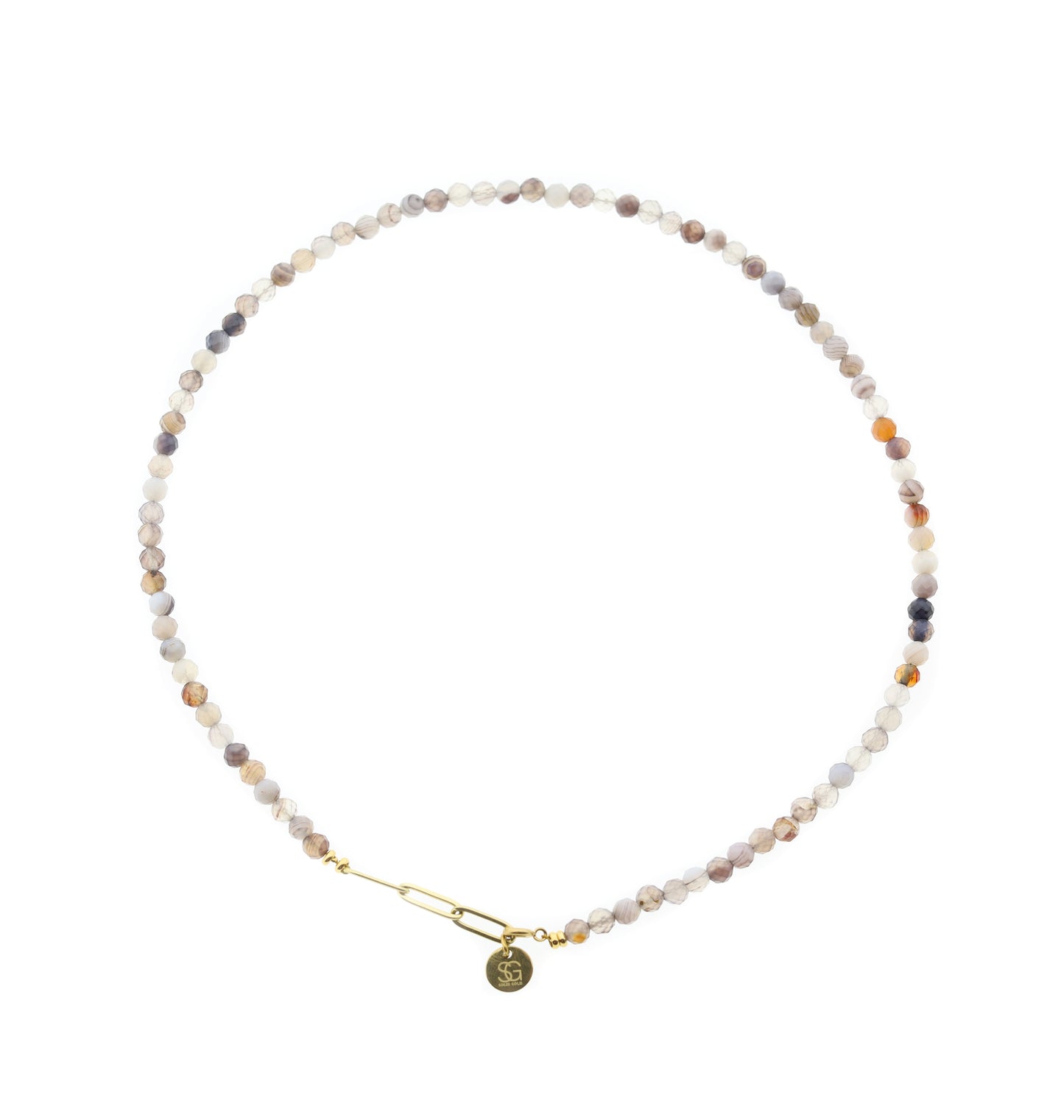 Ketting Solé kort - (4mm facet)