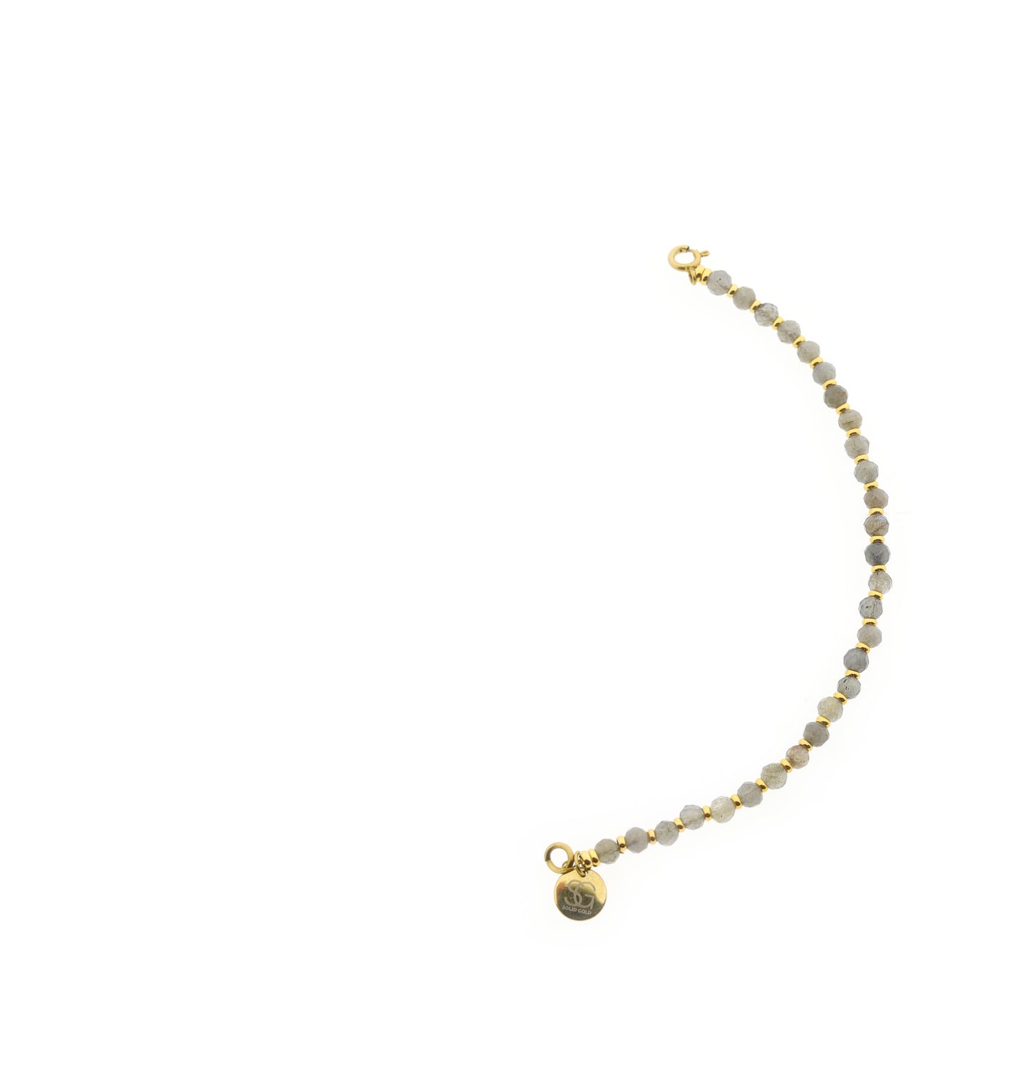 Edelsteen tussenstuk ketting (4mm facet)