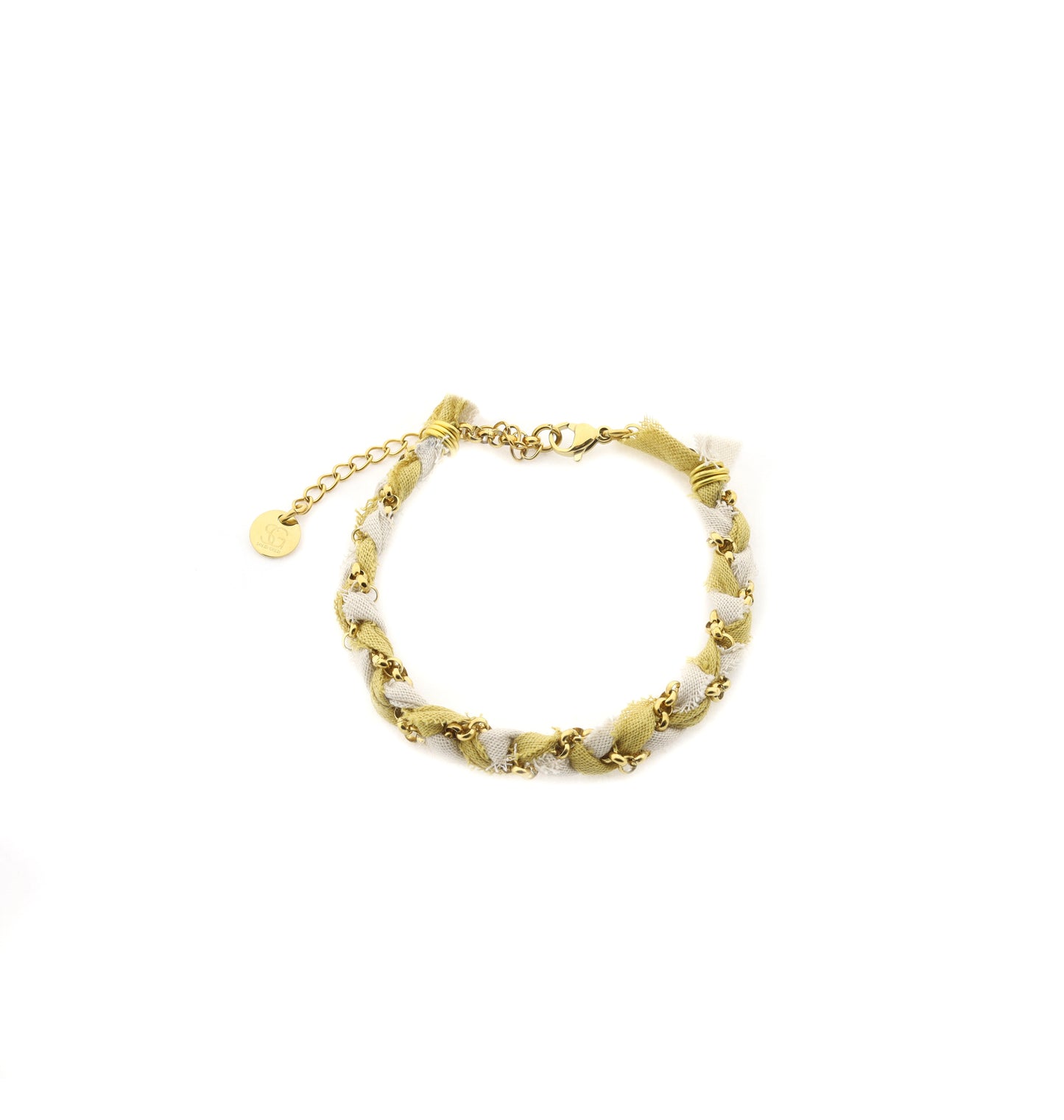 Bracelet Braid - mustard