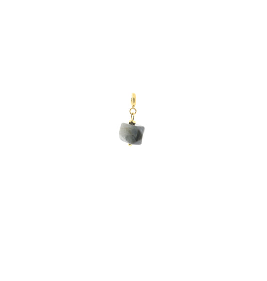 Gemstone spacer necklace (4mm)