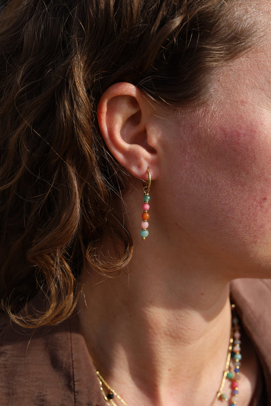 Gemstone earring - Isha (4mm)