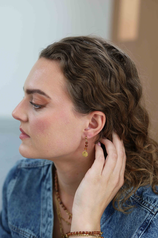 Gemstone earring - Isha (4mm)