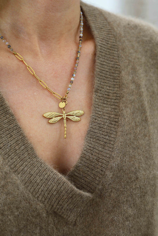 Pendant - heart coin