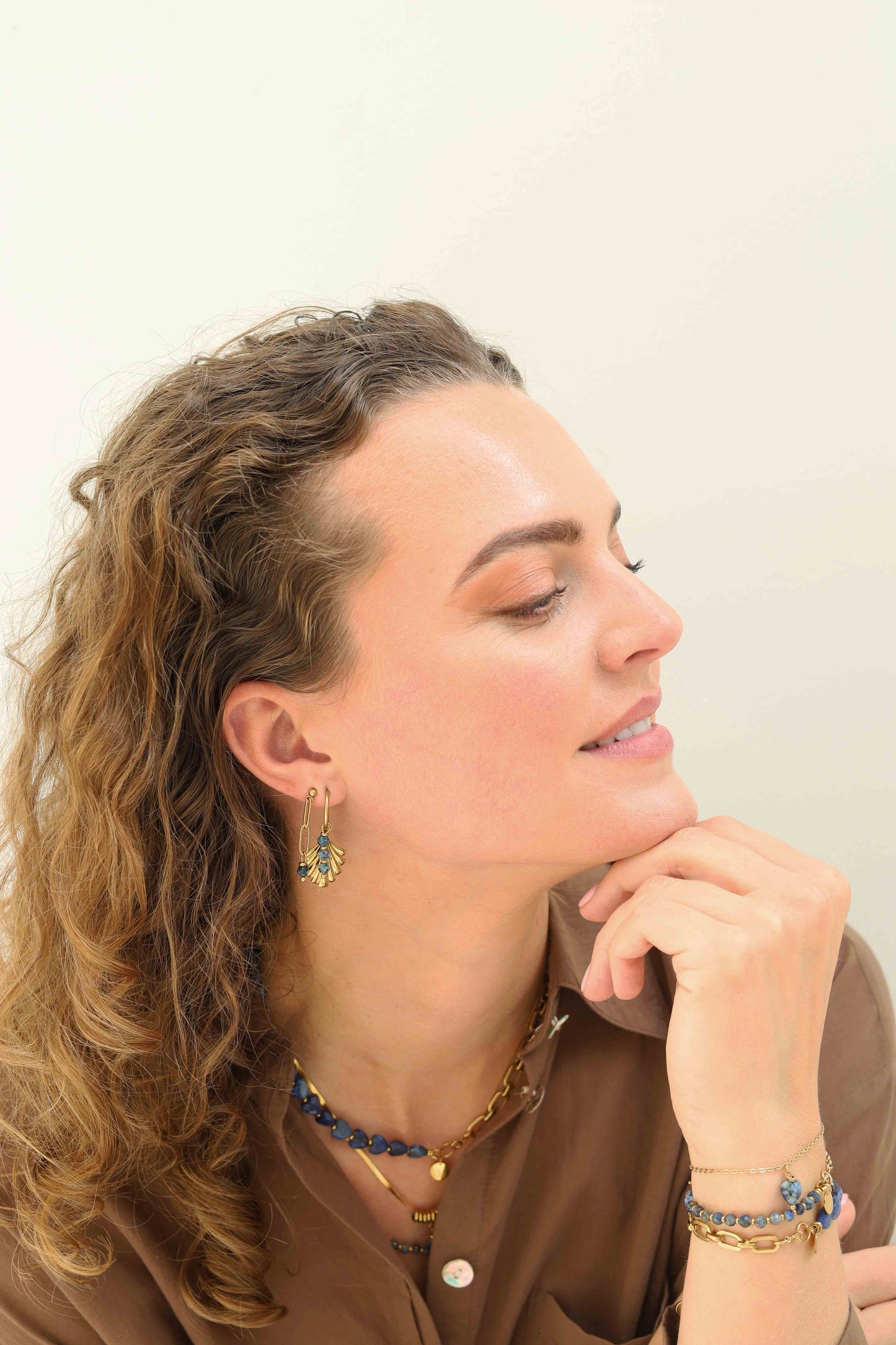 Gemstone earring - Zina (4mm)
