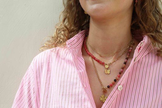 Pendant - heart coin
