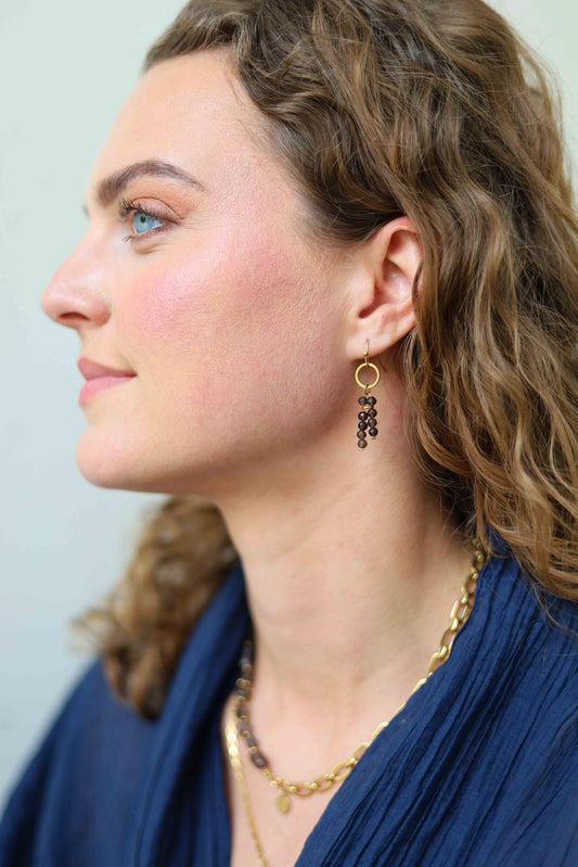 Gemstone earring - Isha (4mm)