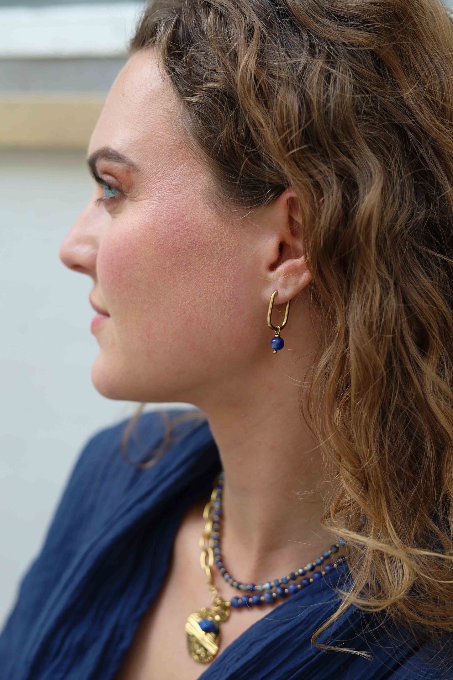 Gemstone earring - Isha (4mm)