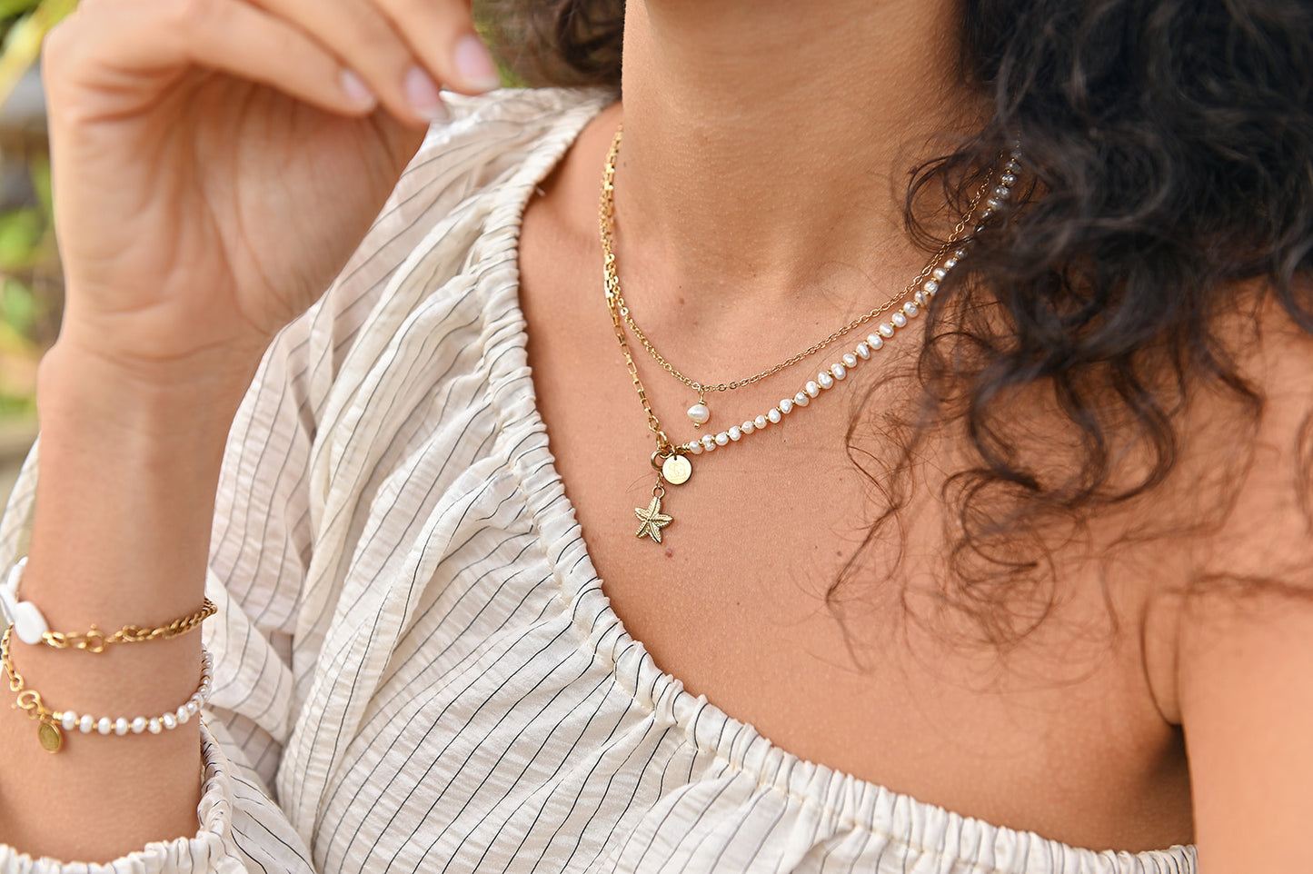 Pendant - heart coin