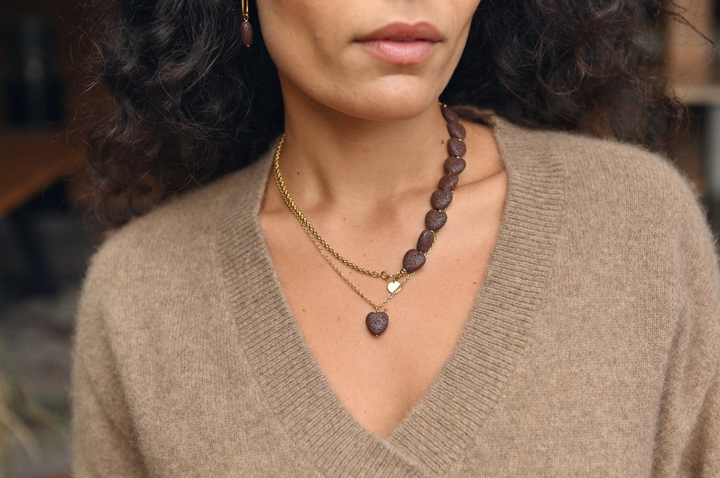 Edelstein-Abstandskette (4 mm)