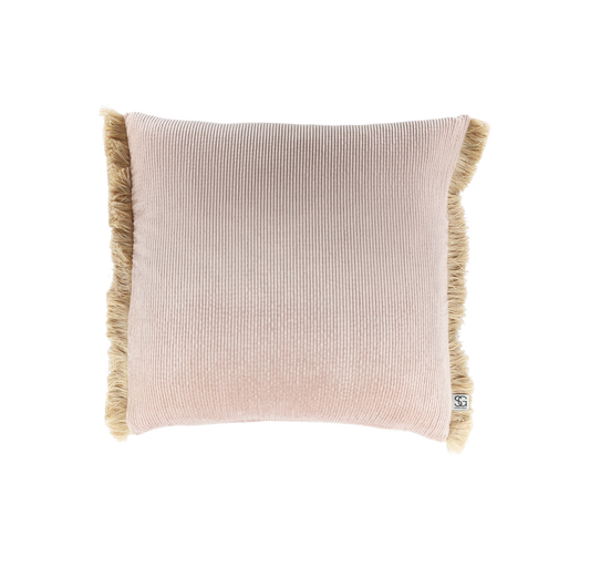 Seattle 45x45 cm Rose + Fringe (per 2) *