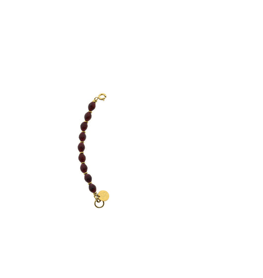 Gemstone spacer bracelet (4mm)