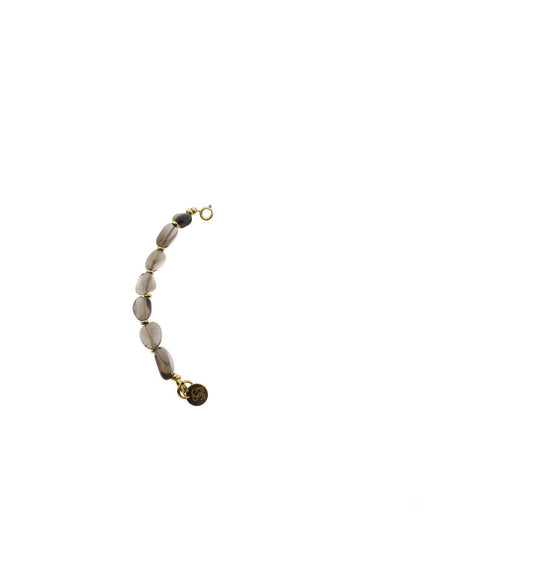 Gemstone spacer bracelet (4mm)