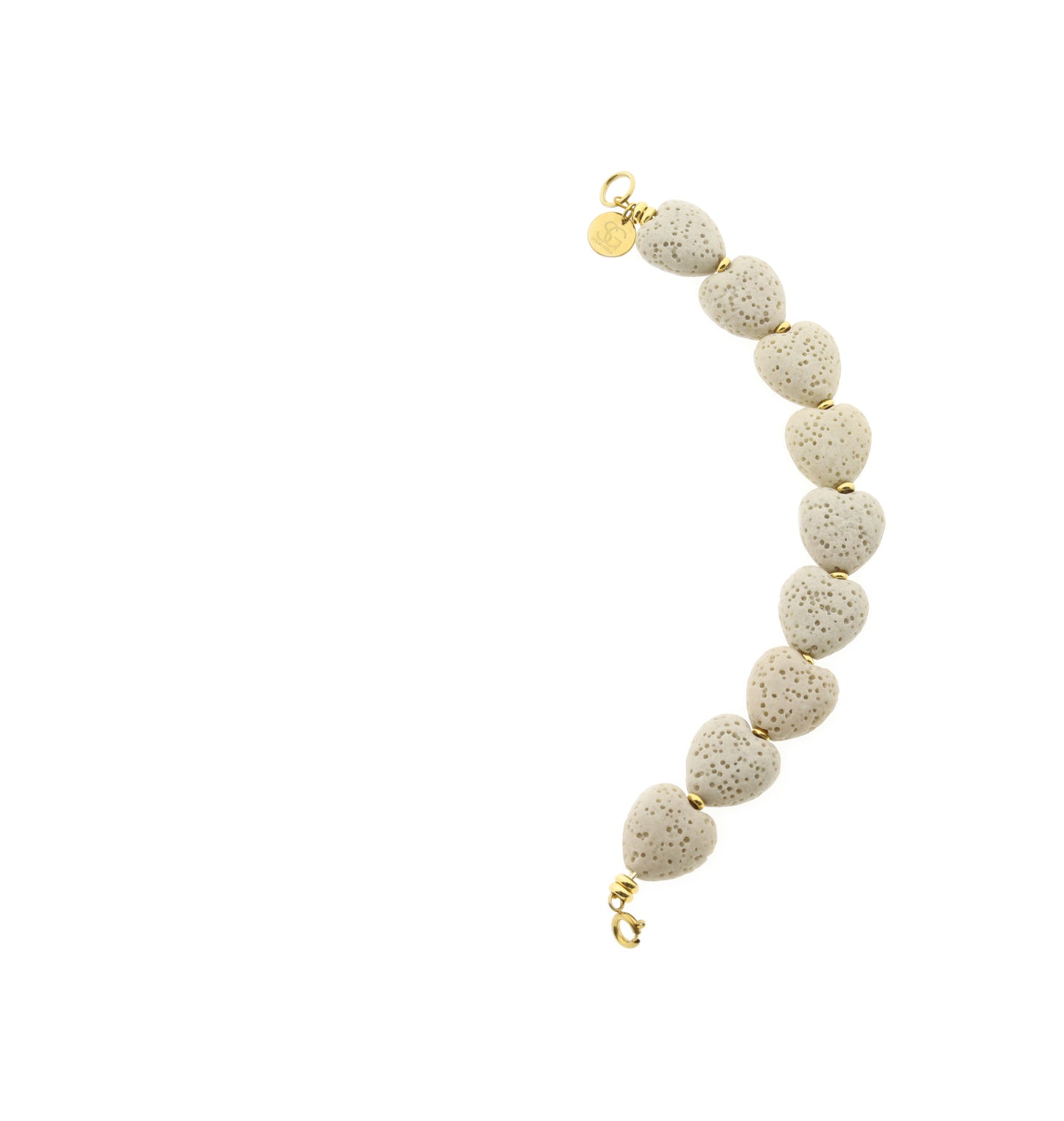 Gemstone spacer necklace (4mm)