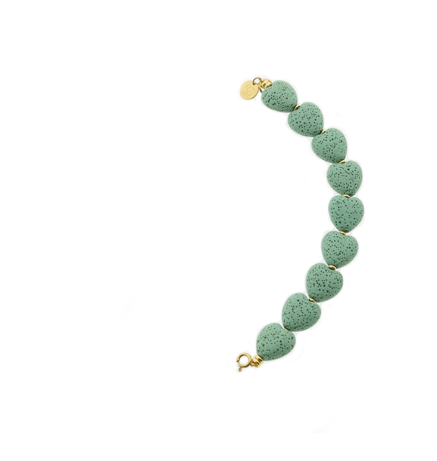 Gemstone spacer necklace (4mm)