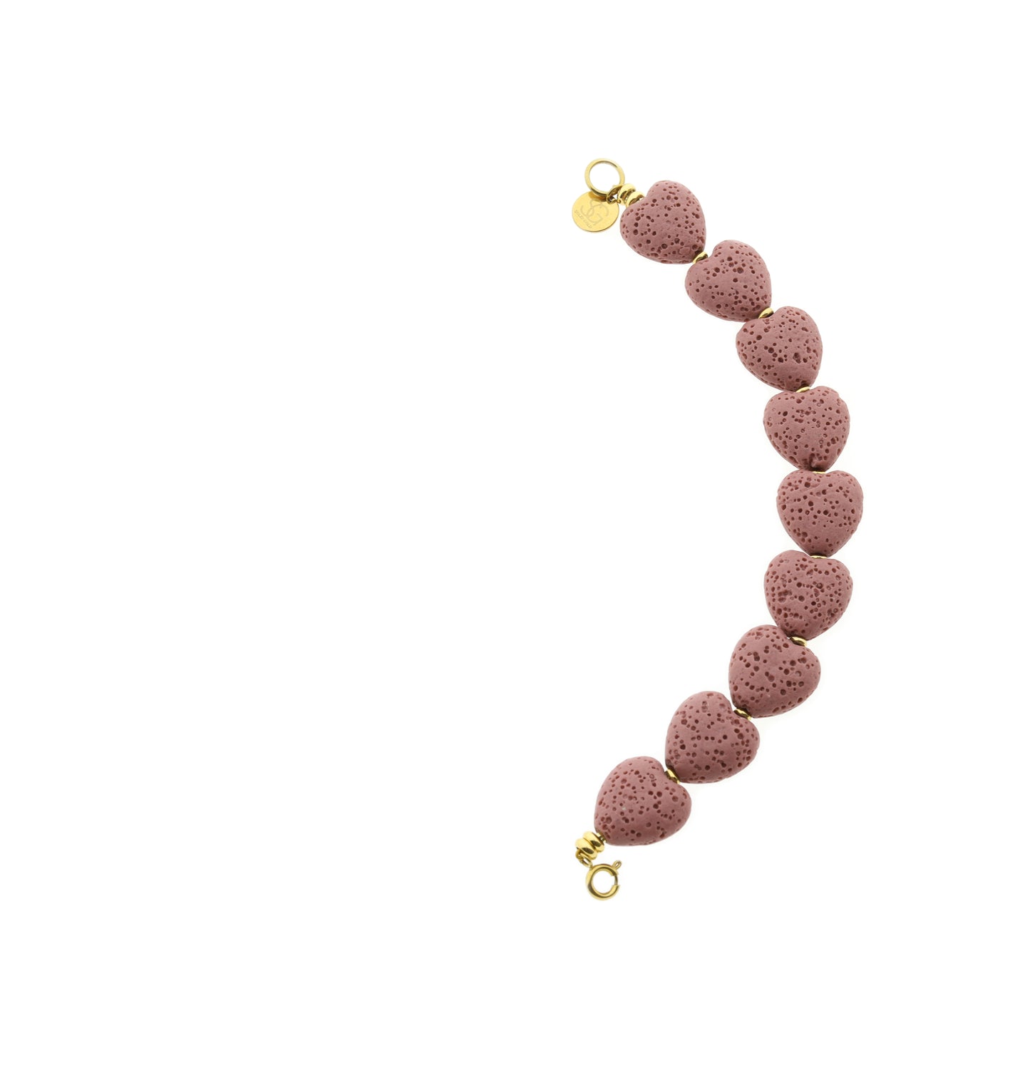 Gemstone spacer necklace (4mm)