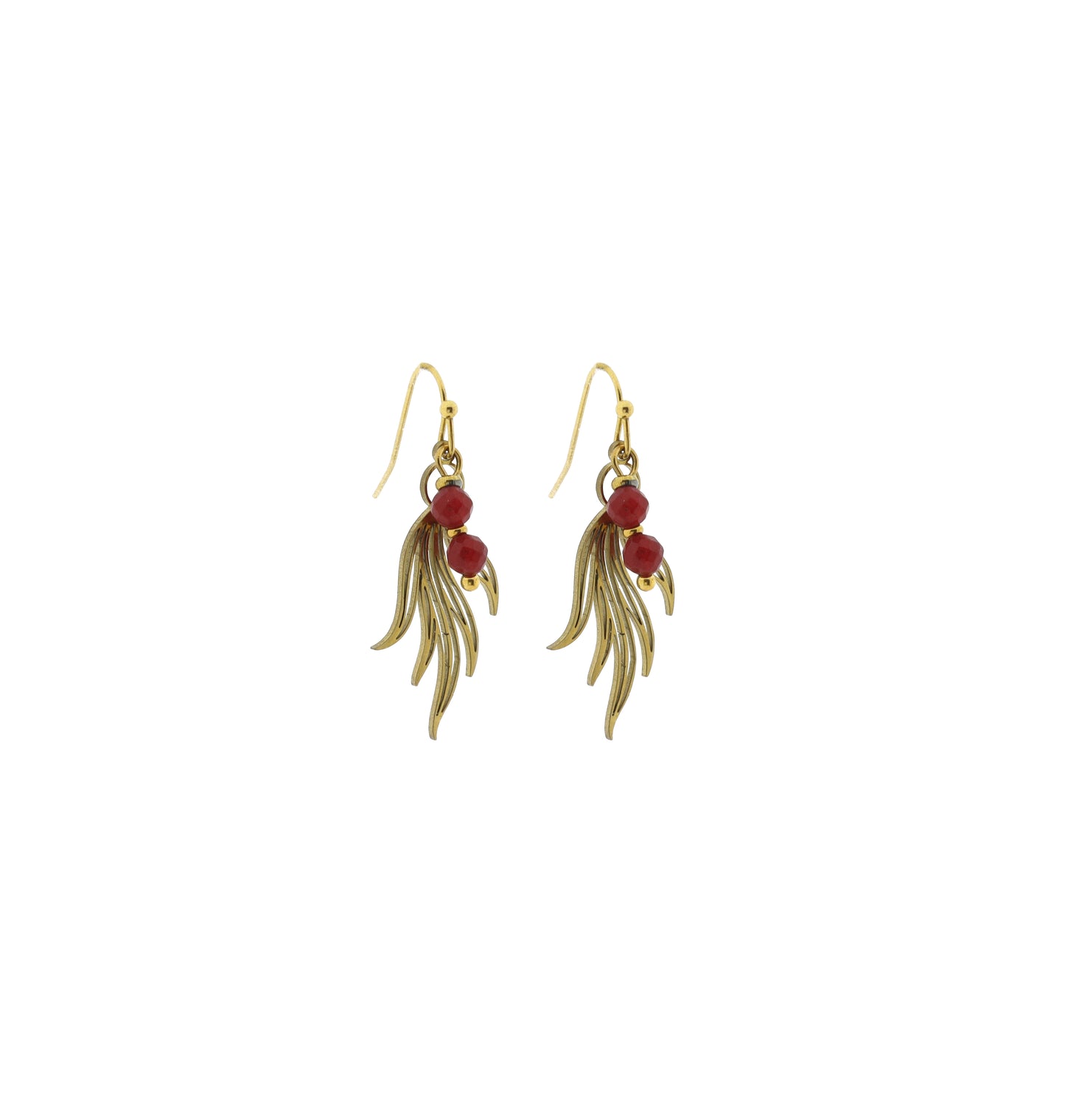 Gemstone earring - Coin (6mm)
