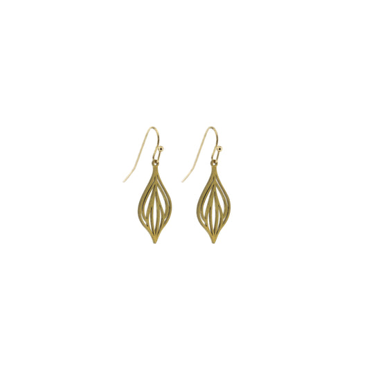 Gemstone earring - Coin (6mm)