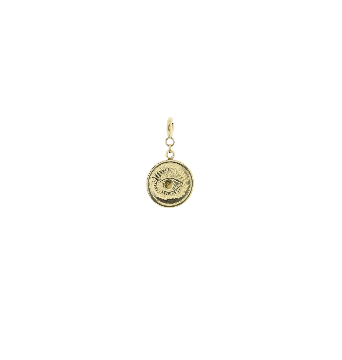 Pendant - heart coin
