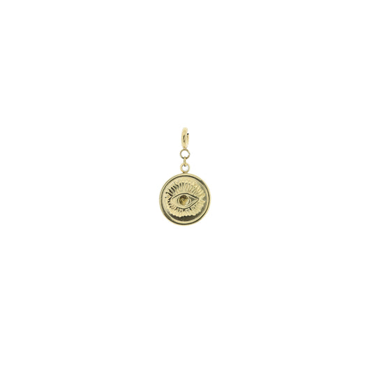 Pendant - heart coin