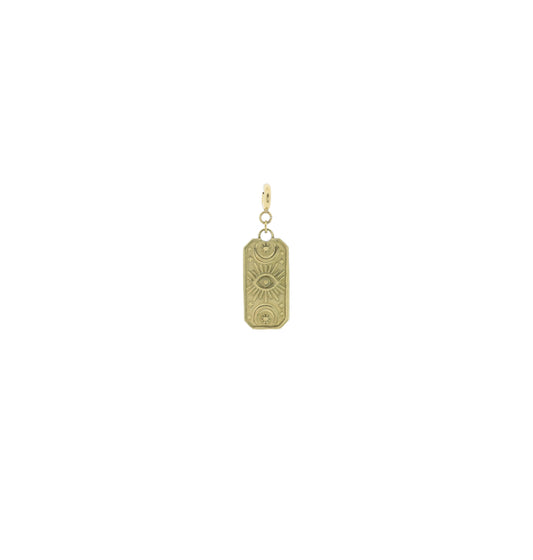 Pendant - heart coin