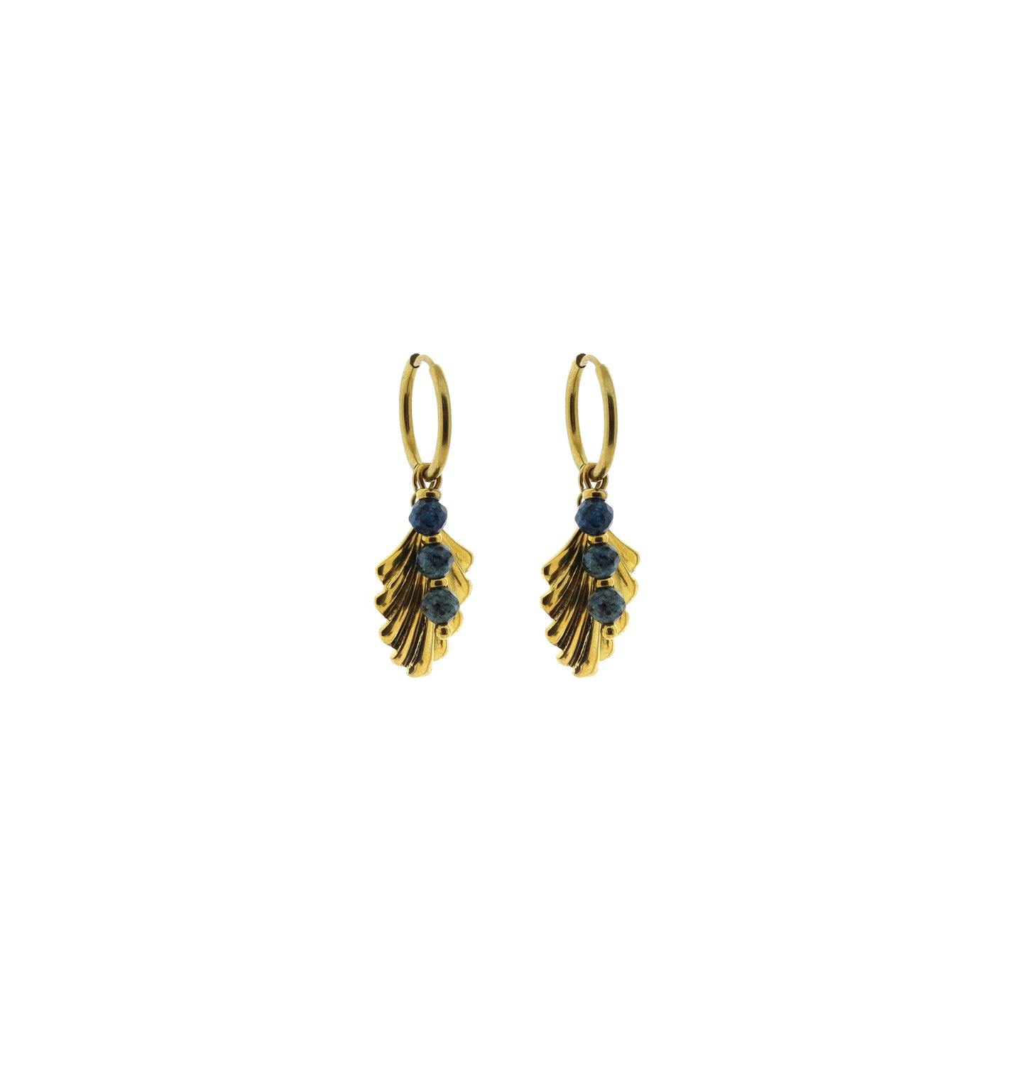Gemstone earring - Coin (6mm)