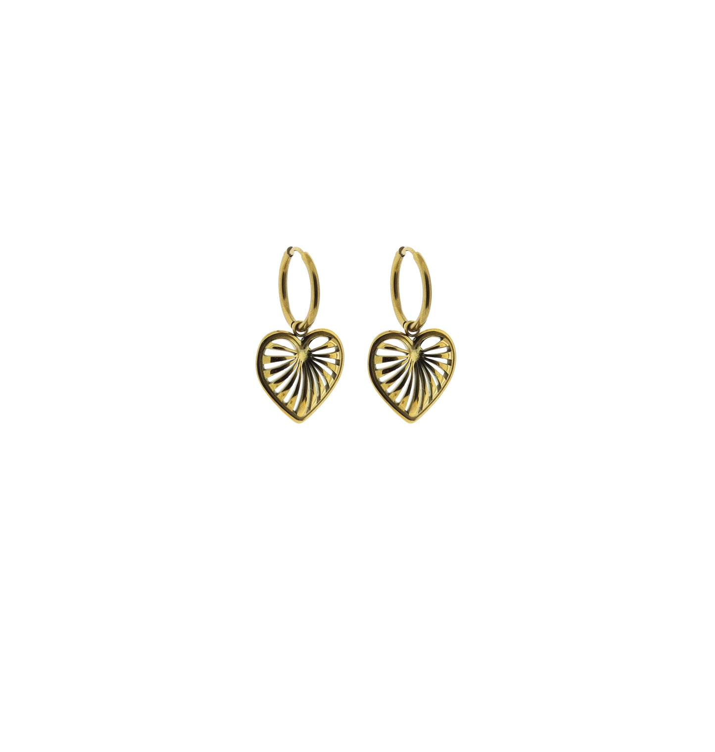 Gemstone earring - Coin (6mm)