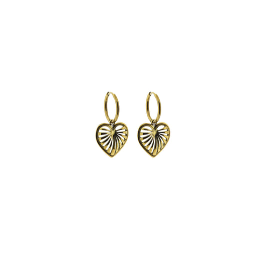 Gemstone earring - Coin (6mm)