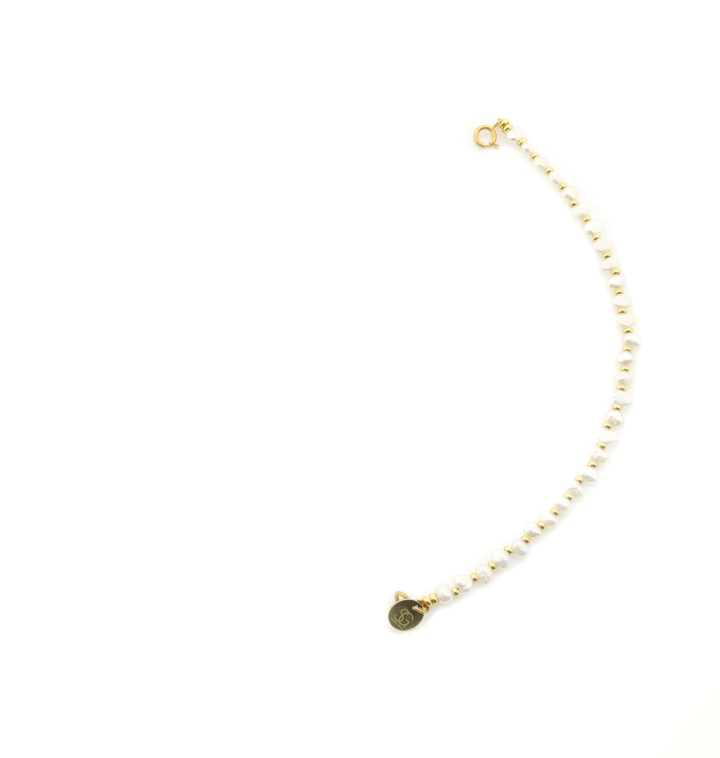 Gemstone spacer bracelet (4mm)