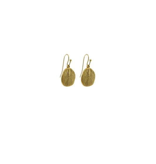 Gemstone earring - Coin (6mm)