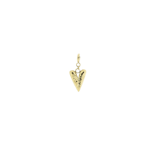 Pendant - heart coin