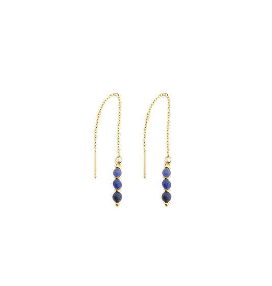 Edelsteen oorketting (4mm)