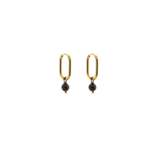 Gemstone earring - Isha (4mm)