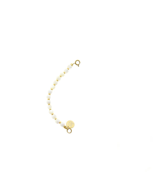 Gemstone spacer bracelet (4mm)