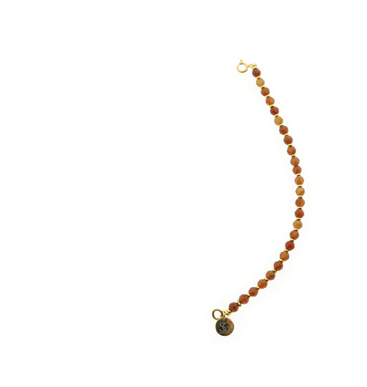 Edelsteen tussenstuk ketting (4mm facet)