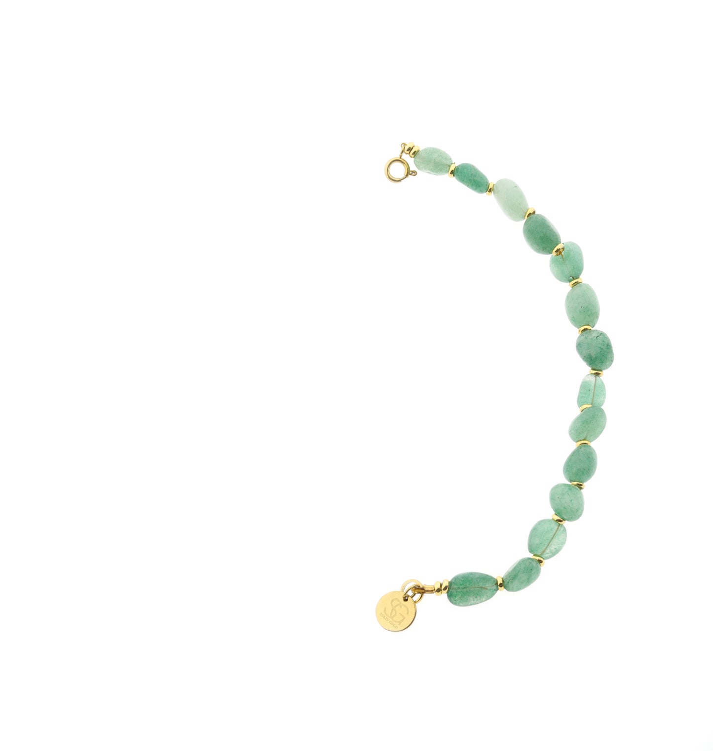Gemstone spacer necklace (4mm)