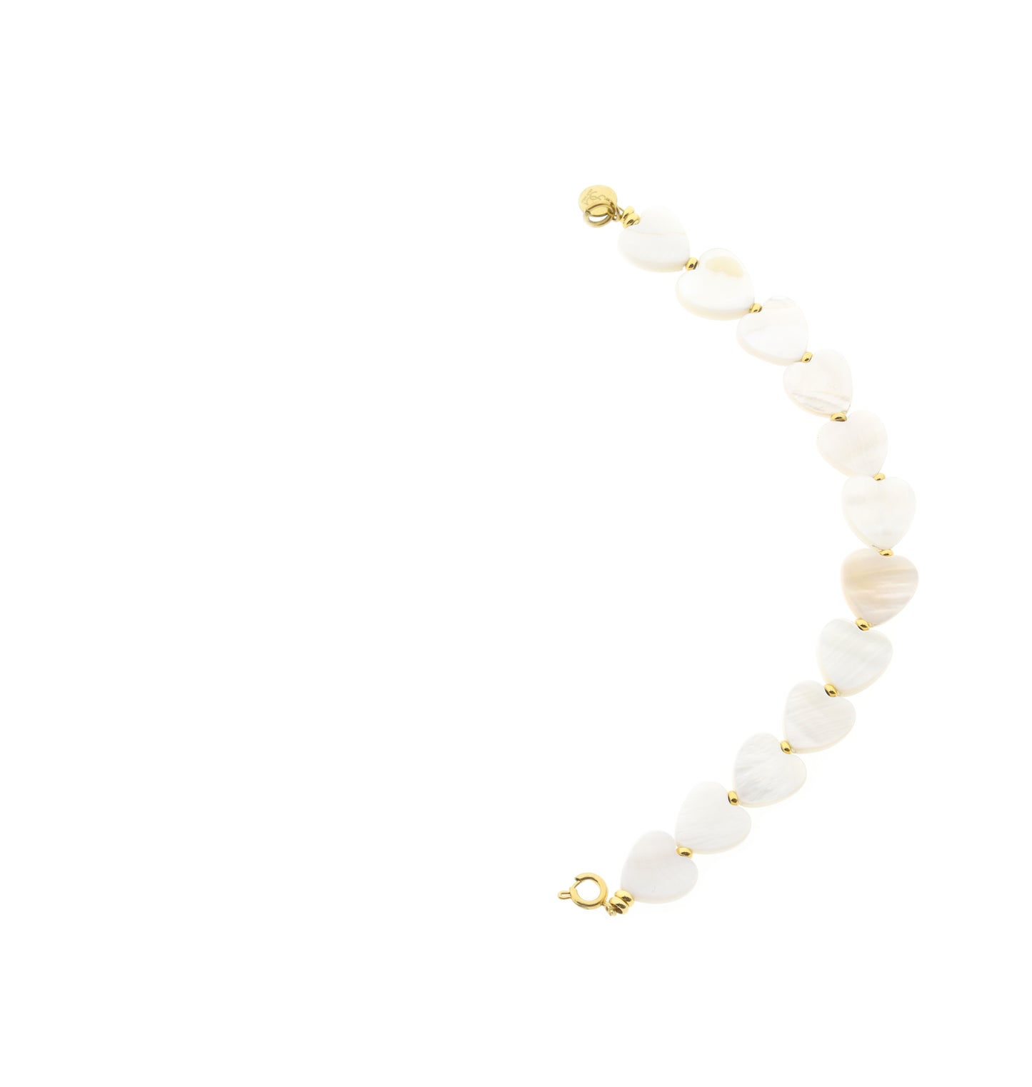 Gemstone spacer necklace (4mm)